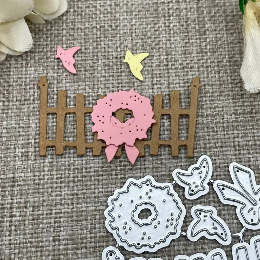 Fence decoration Metal Cutting Dies Stencils For DIY Scrapbooking Decorative Embossing Handcraft Die Cutting Template Mold