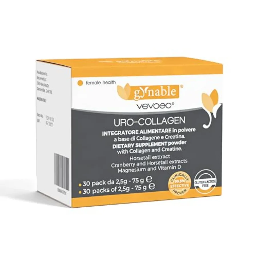 Bladder Control Supplements for Women: UROCollagen Powder for Postpartum Leaks, Strengthen Pelvic Floor Muscles, Bladder Suppor