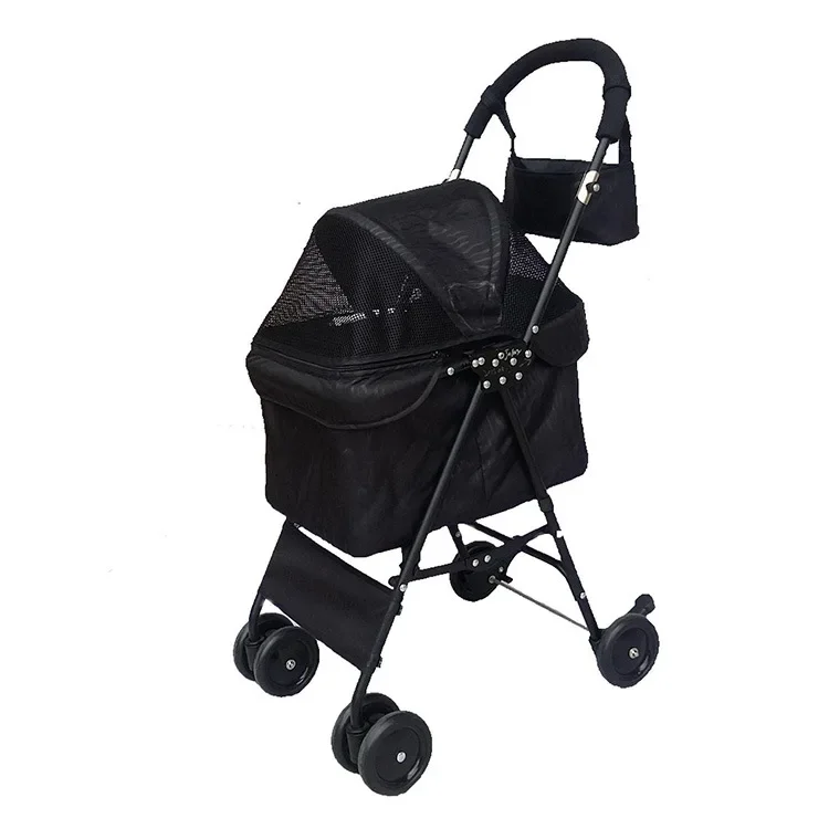 Pets Wheelbarrow Carrier For Dogs Portable Foldable Small-Scale Cat Dog Transportation Ventilation Go Out Cart Dog Accessories