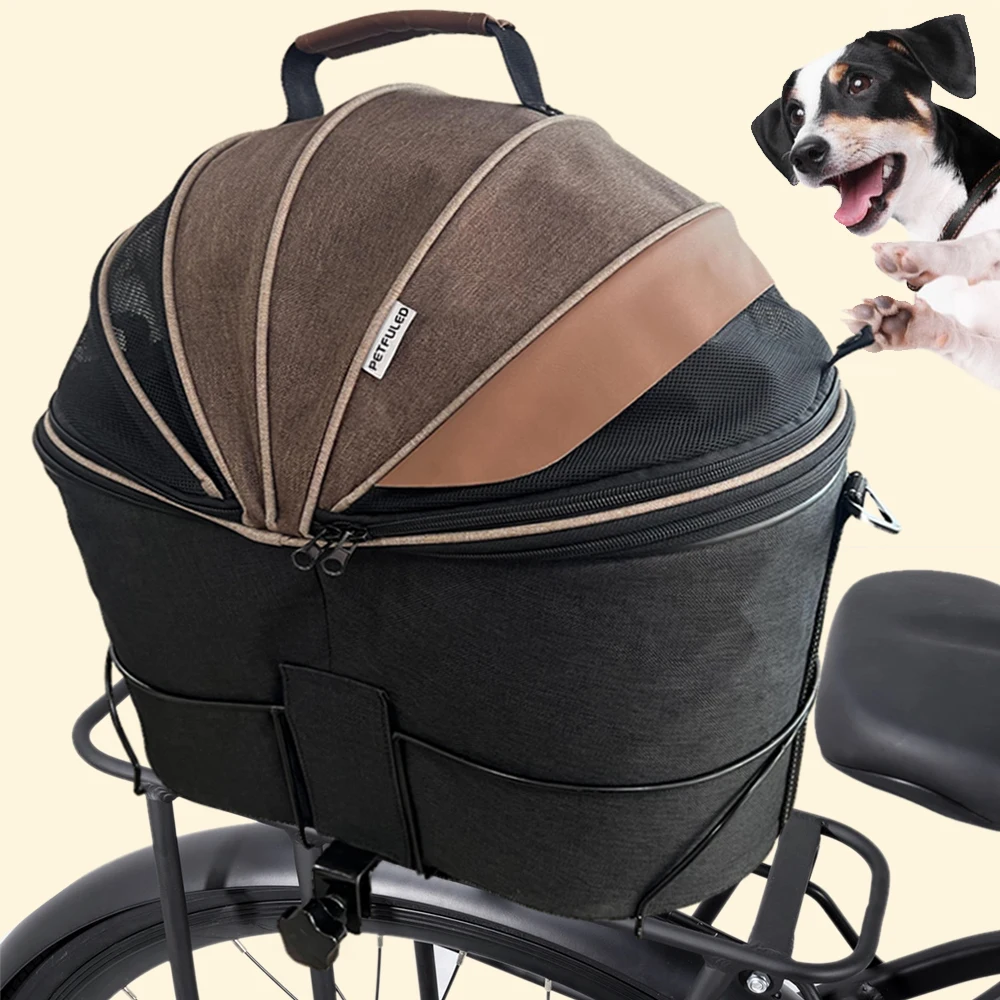 

Removable Pet Carrier for Cats And Dogs Small Detachable Cycling Picnic Bag for Commuting Shopping Camping