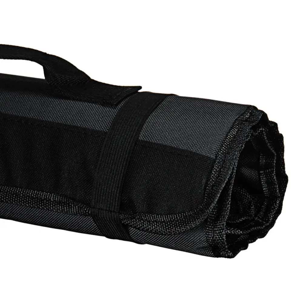 Roll Bag Cutlery Storage Case 22 Pockets Portable Carrying Kitchen Chef Knife