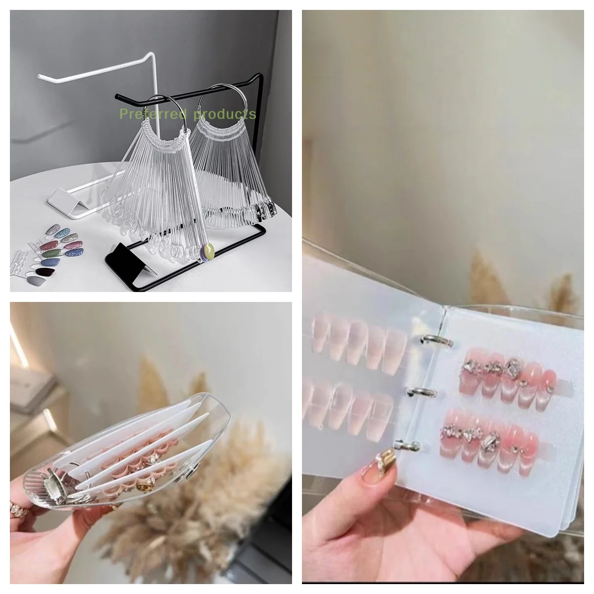 

Книга для хранения предметов для дизайна ногтей, кончики ногтей, выставка, фотоальбом, зажим для карт, дисплей, доска, сделай сам, простой альбом, книга, коллекционер маникюра