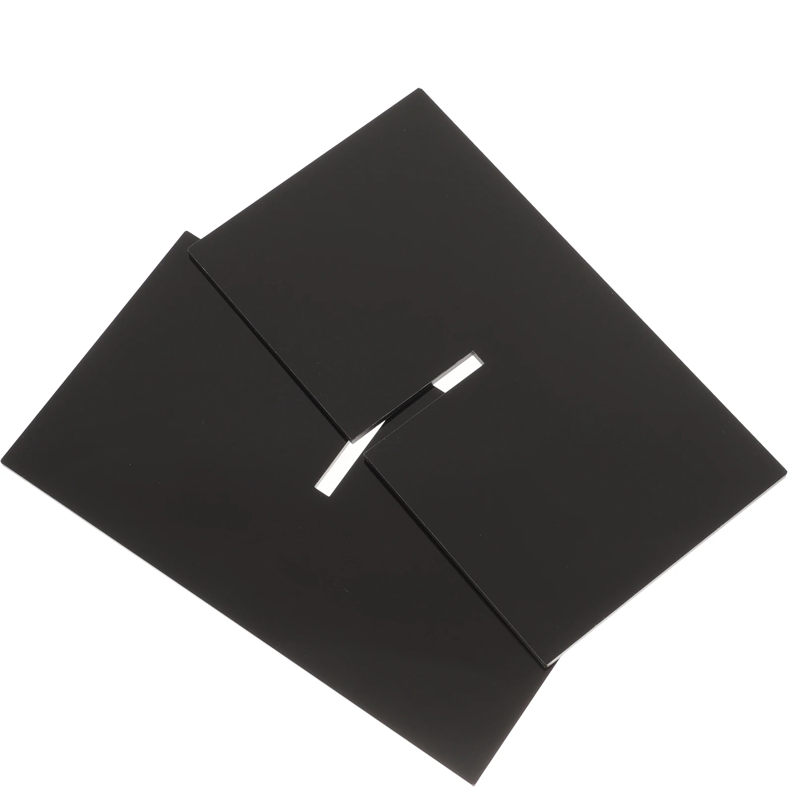 

1pcs Book 11x20cm Black Stable Reading Holder Multi-function Tablet Support Portable Desk Chanting Rack Acrylic Rack