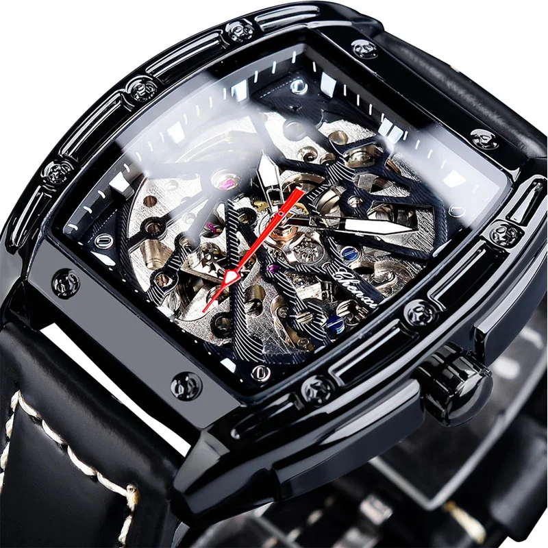 Reloj Hombre Mechanical Wristwatch Men's Automatic Watch Genuine Leather Man Watches Waterproof Clock 2023 Montre Homme