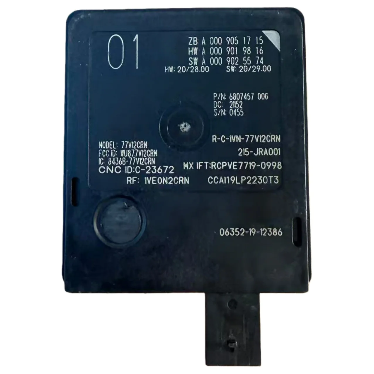 A0009051715 Blind Spot Sensor Radar Module for 13-25 Mercedes-Benz C, EQE, EQS, GLC