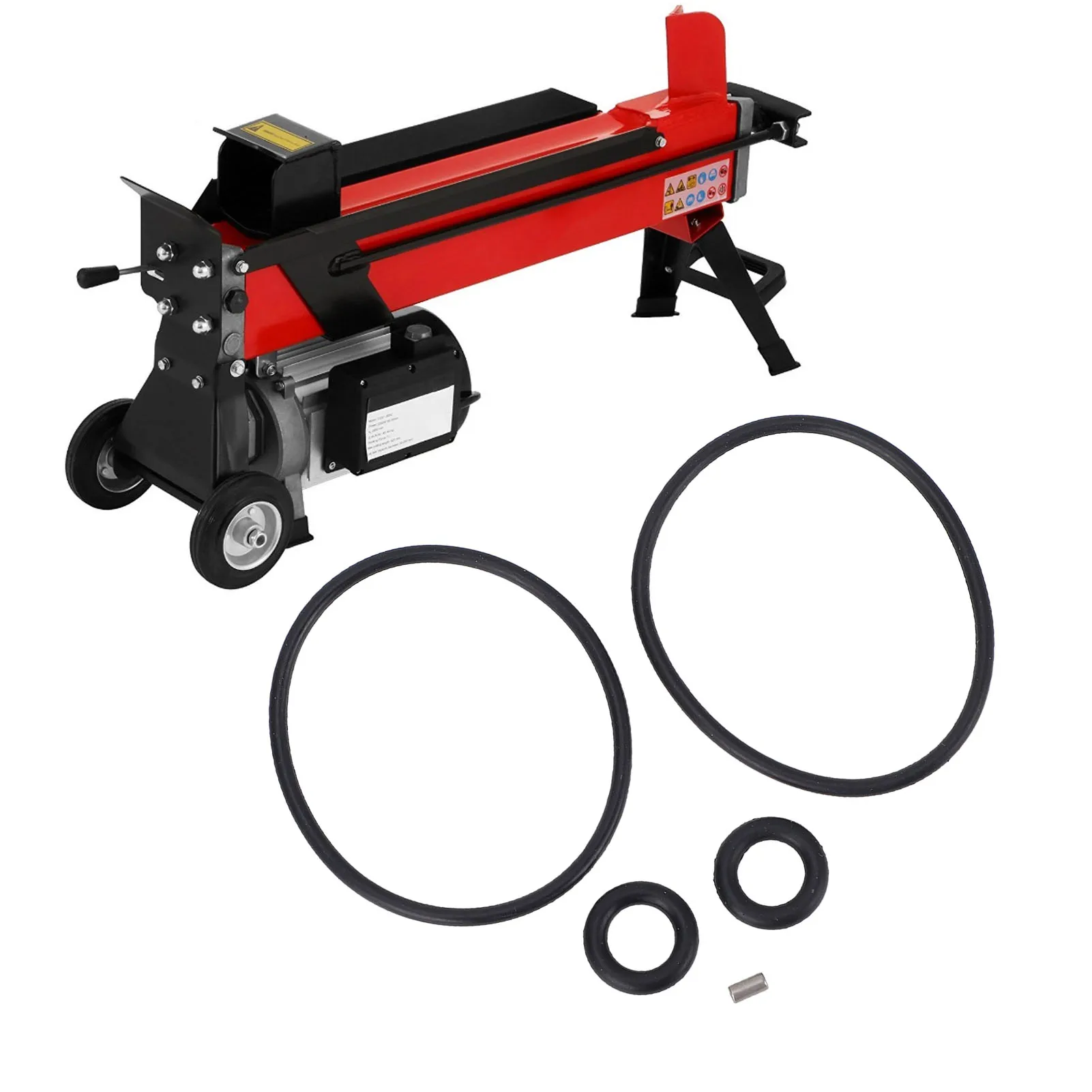 1Set Log Splitter Seal Kit for 4-8 Ton Hydraulic Electric Motor Replacement Pump Cast Housing Rubber