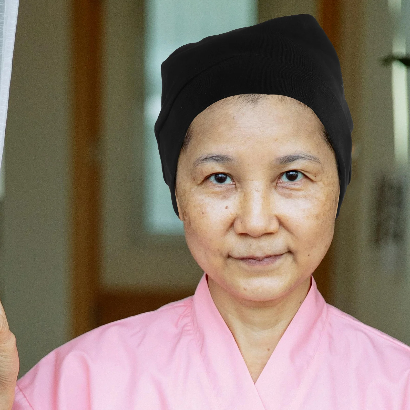 

Cotton Thin Sleeping Hat Lightweight Breathable for Men Women Elderly Sleep Bonnet Comfortable Beanie Cap for Sleep