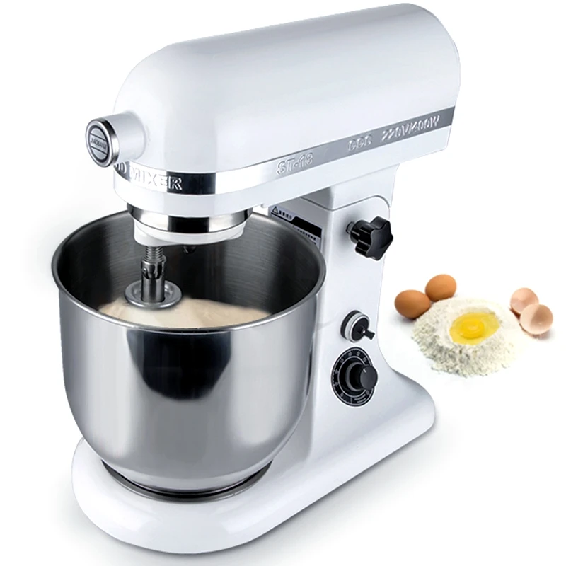 

MOSEENER 3-in-1 Multifunctional Commercial Mixer 1000W Dough Baking Food Dough Mixer Spiral Mixer Machine For Home Kitchen