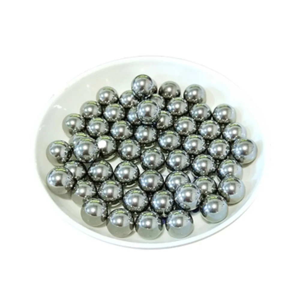304 Stainless Steel 1-5mm GCR15 100Cr6 High Precision 100Pcs Solid Bearing Suitable For Linear Slider Ball Screw No Magnet