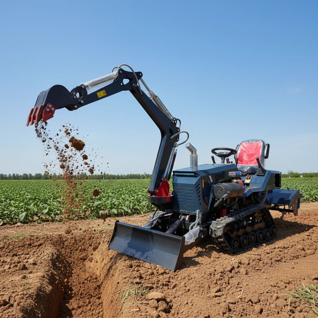 

Customize Custom Crawler Tractor 2026 New Model For Farm Garden Grass Land Use