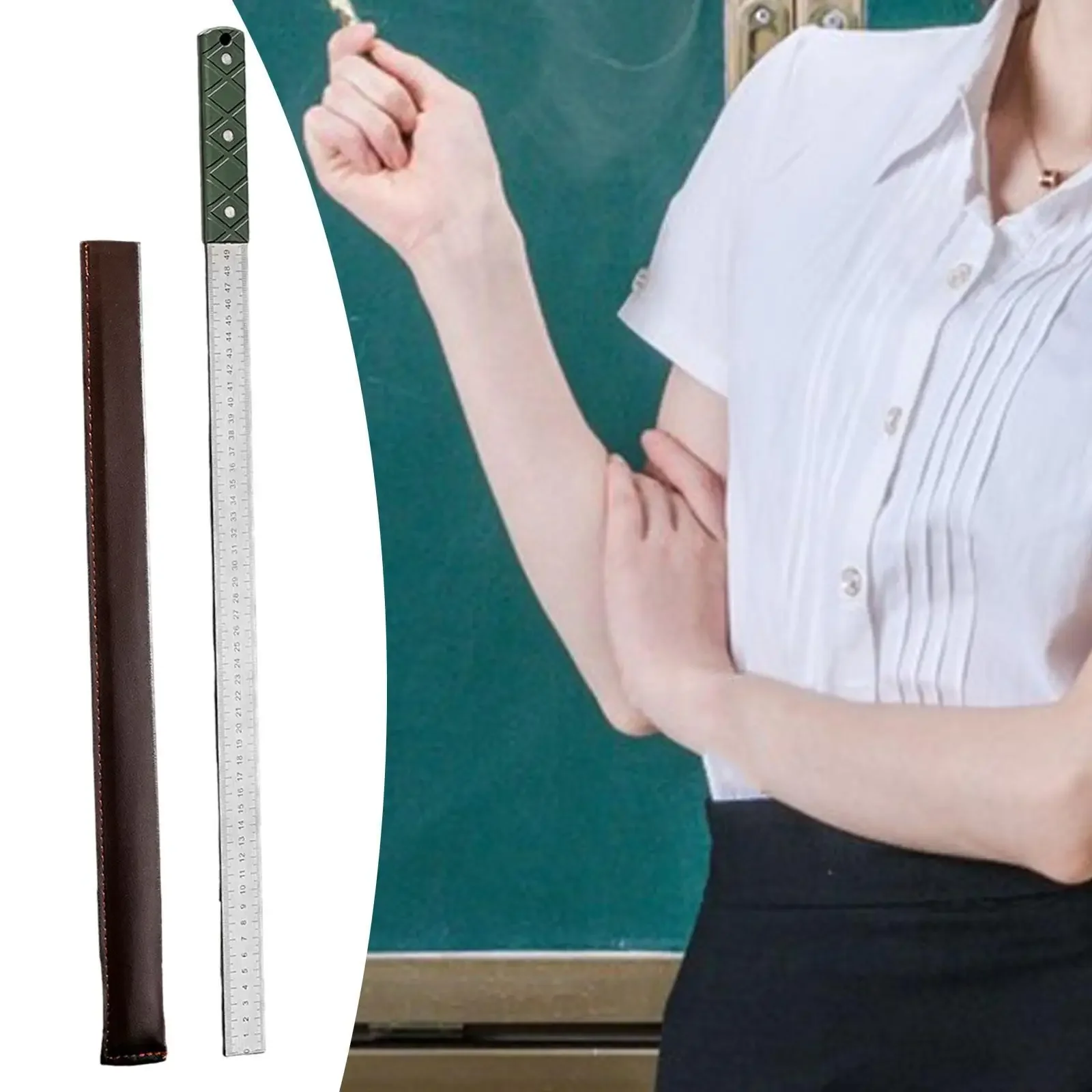 high hardness Stainless Steel Ruler Measuring Ruler  24.8inch Long Ruler Measuring Tool for Home