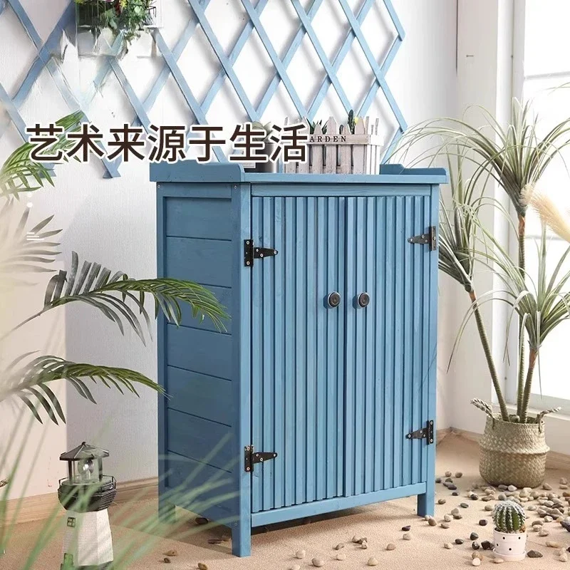 Storage Room Toolbox Outdoor Cabinet Garden Balcony Locker