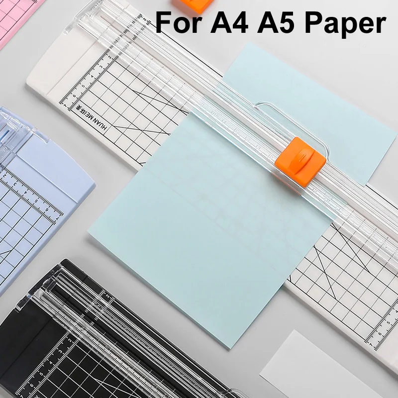 A4 Paper Cutter Paper Blade for Photo Trimmers Scrapbook Lightweight Mat Machine-Unidirectional Cutting +5 Free Blades Tool