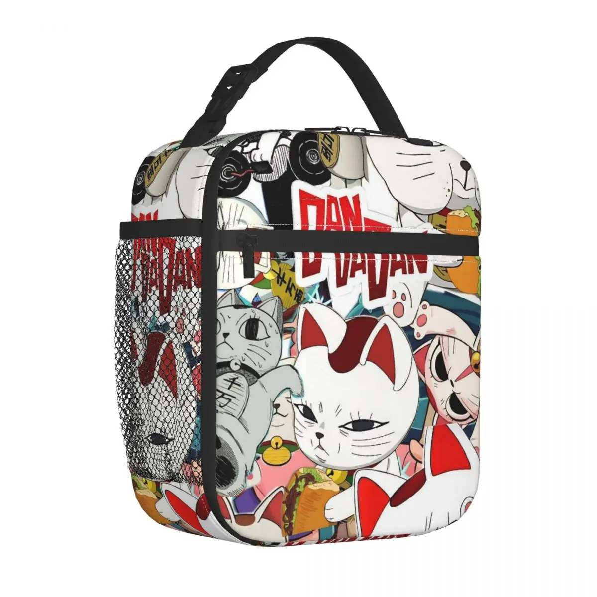 Dandadan Anime Turbo Granny Thermal Insulated Lunch Bag for Office Portable Food Bag Container Thermal Cooler Lunch Boxes
