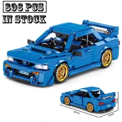 New Technical 22B STi Version racing sports car Vehicle Speed Champion Racer Building Blocks Brick Toys for Kids Birthday Gifts