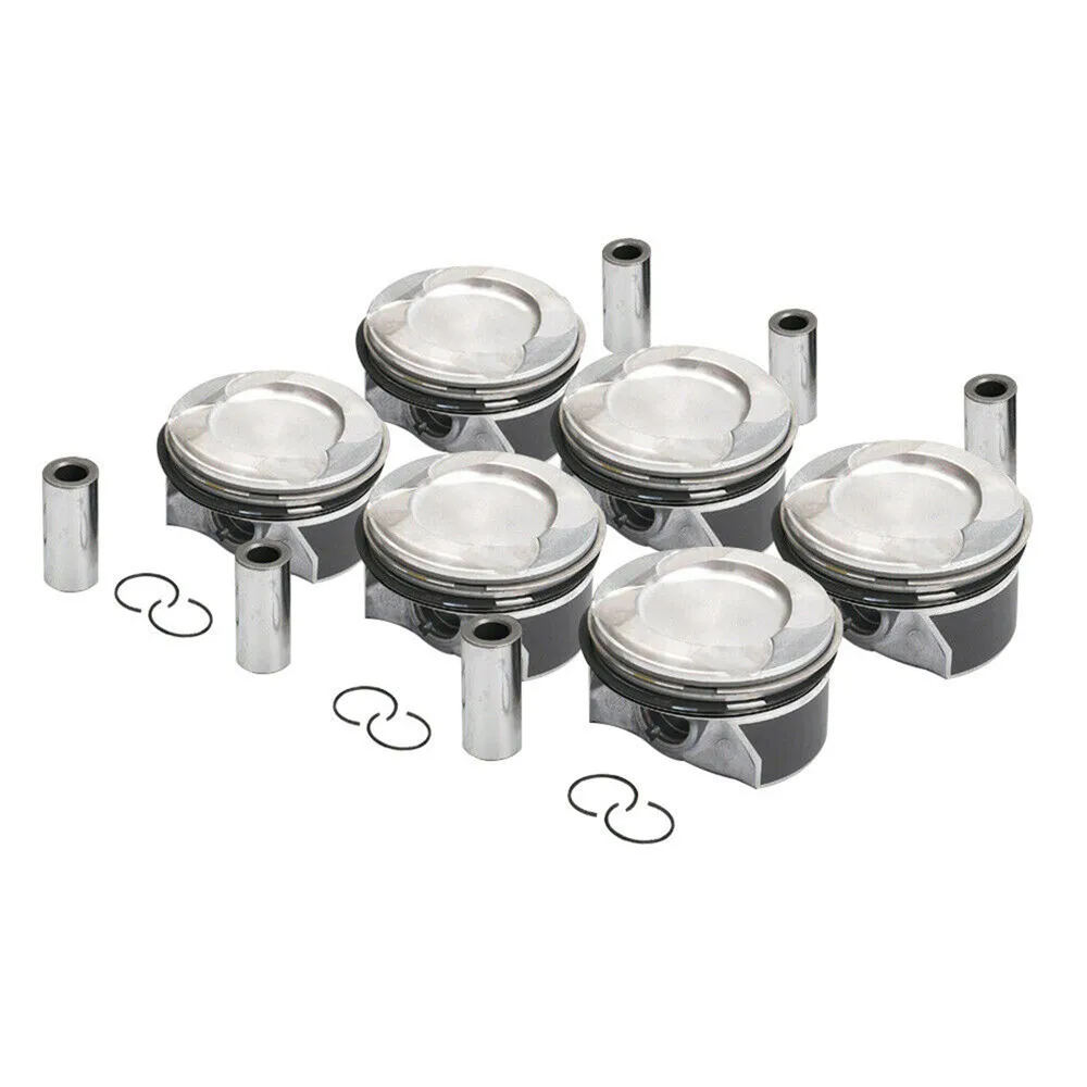 6PCS Engine Pistons Rings Φ88mm For M276 Mercedes-Benz W205 W212 X166 E400 M276 3.0T 2760300700 2760306517