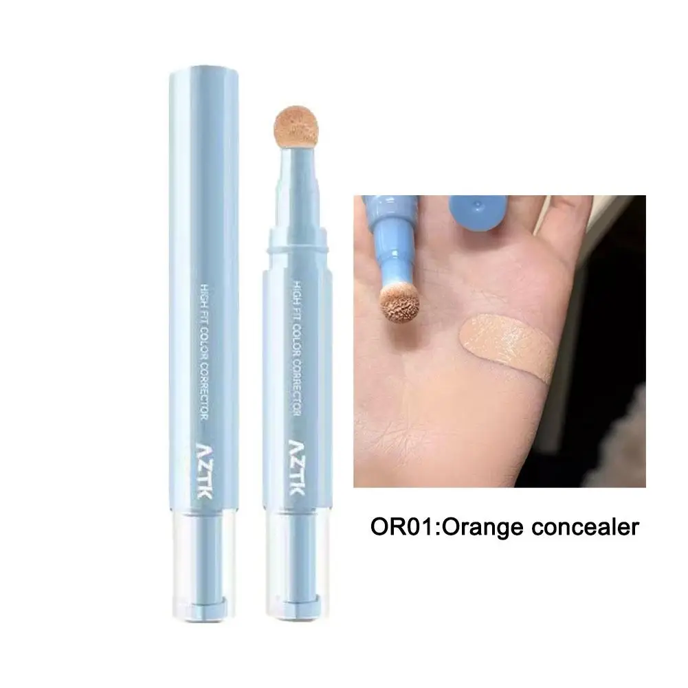 Lápiz corrector duradero, base hidratante, círculos faciales, palo de tonos, corrector de manchas, cubierta de piel oscura, maquillaje de acné, U0A5