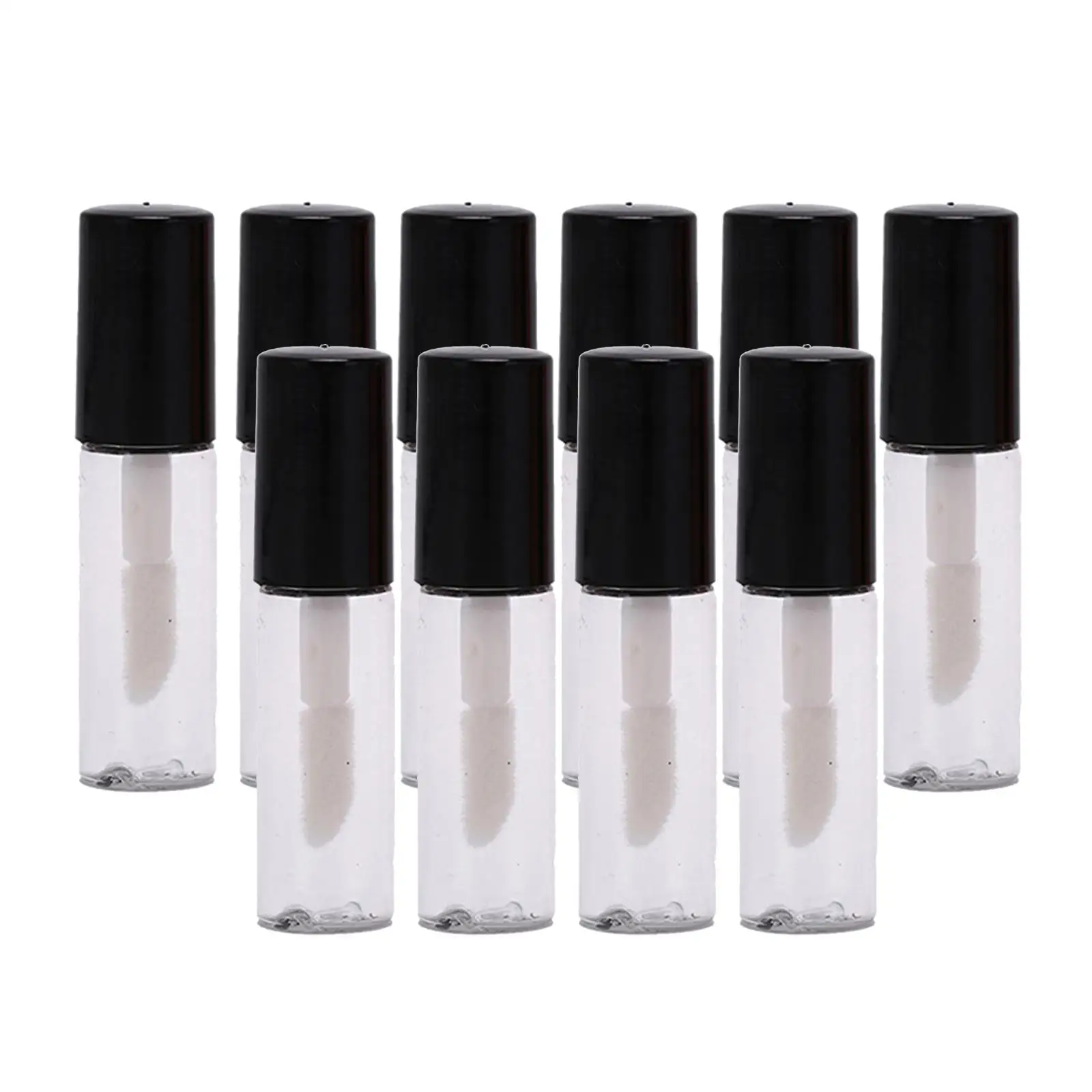 Clear Lip Gloss Tubes Empty Plastic Bottles Travel Size Makeup Containers for DIY Lip Balm and Lip Oil