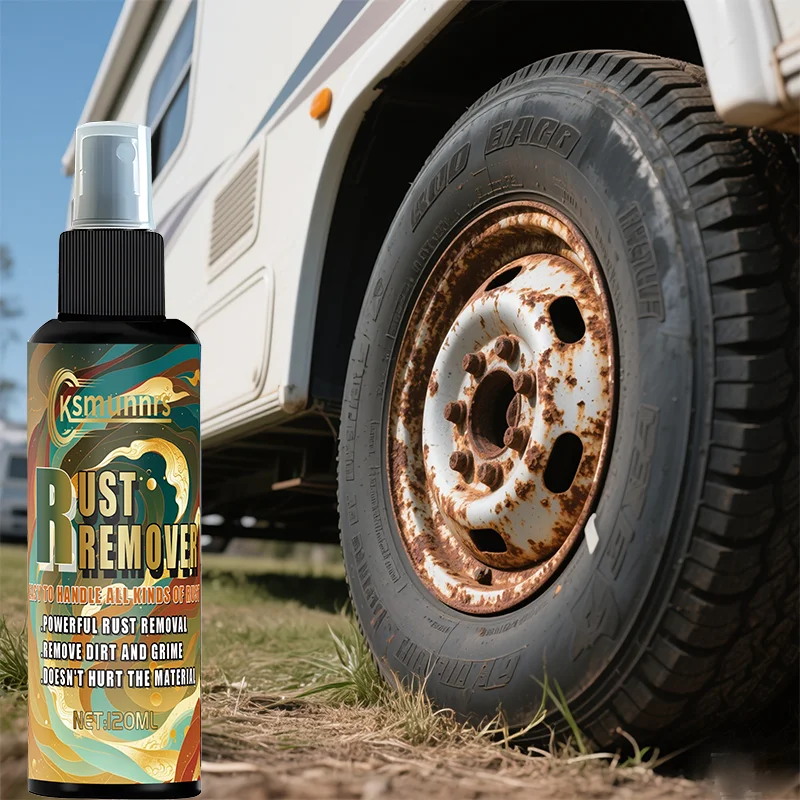 

Спрей для удаления ржавчины на колесах автофургона с губкой, гаражом, мастерской, строительными местами, легкое нанесение спрея, средство для удаления ржавчины в автомобиле, чистка