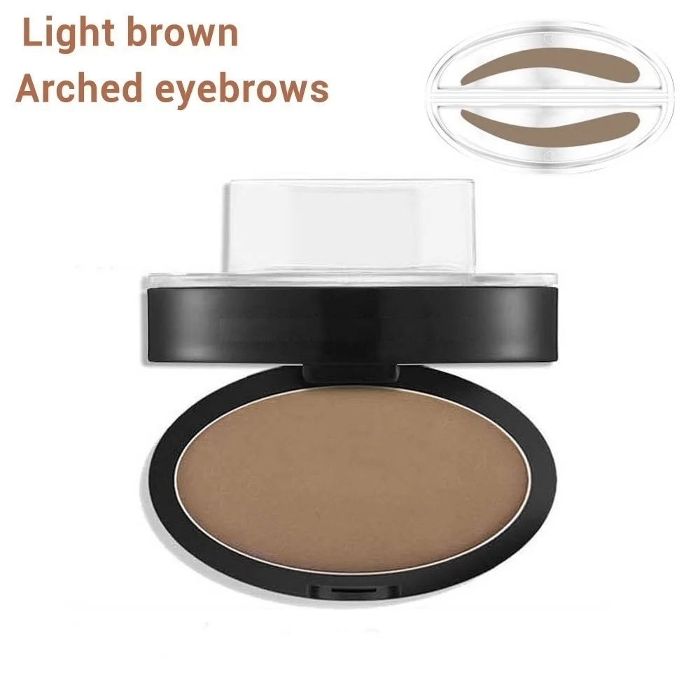 Awesome Lazy Makeup Eyebrow Powder Brow Stamp Convenient Universal Printed Seal Tools