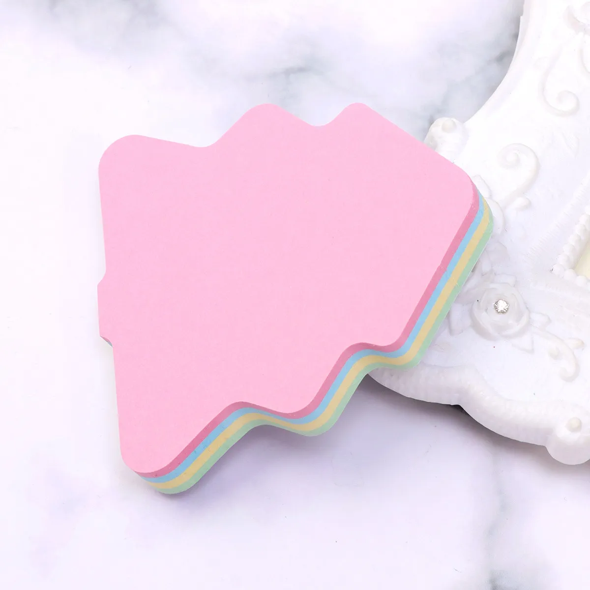 1200pcs Christmas Tree Memo Pads – Removable Adhesive Paper Stickers for Office, School, Study & Revision