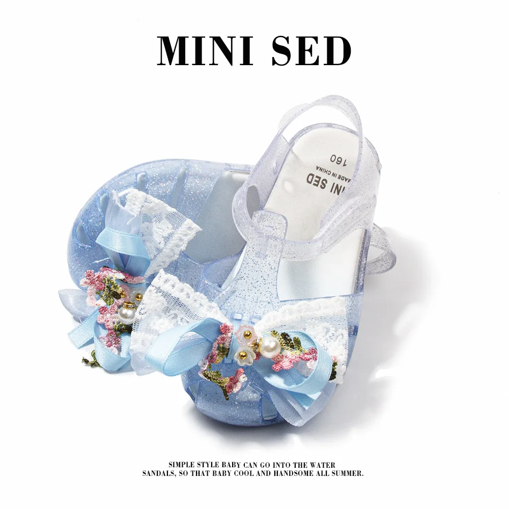 

MINISED New Jelly Children's Shoes Dancing Shoes Baby Kids Performance Shoes Toddlers Girls' Sandals Treasure Bow Princess Shoes