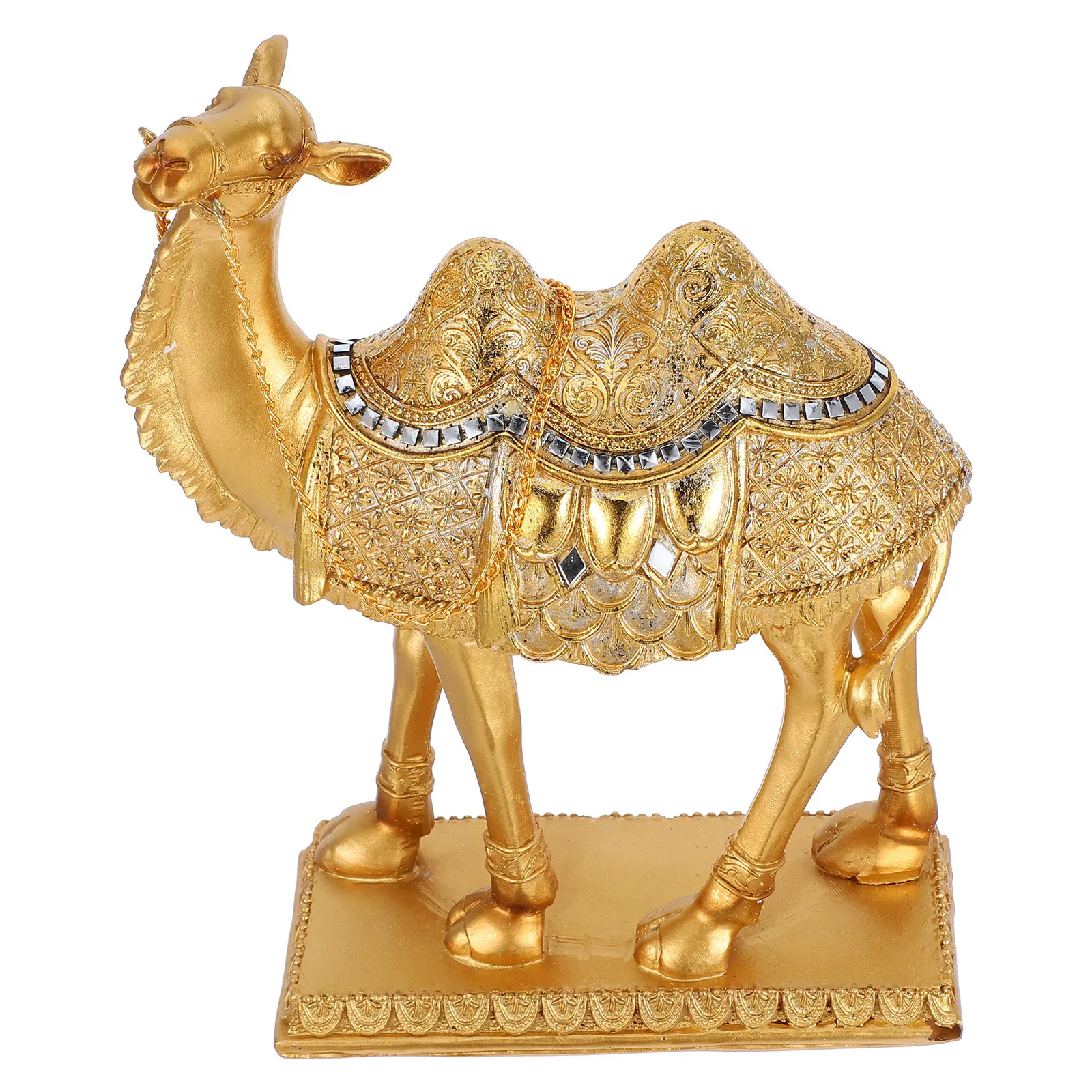 

Resin Middle Eastern Style Home Statue Brass Figurines Decor Deer Hinge Animal Ornament