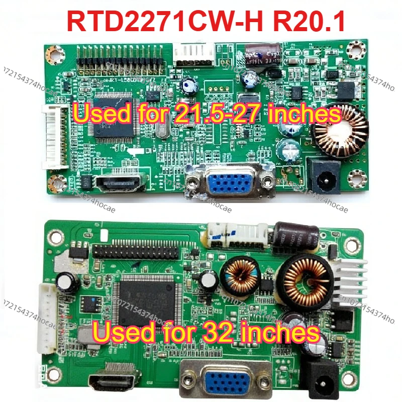 RTD2271CW-H R20.1 Model NSU35 V32 MEION Display Main Board HDMI Driver Board