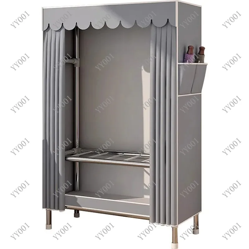 

Folding Fabric Clothes Closet Portable Wardrobe Storage Cabinet Easy Assembly Bedroom Organizer