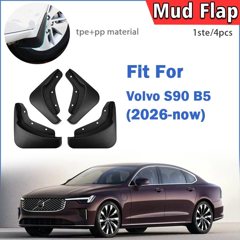

2026 FOR NEW VOLVO S90 Mud Flap Guards Splash Mudguard Fender Mudflaps Car Accessories Front Rear 4pcs