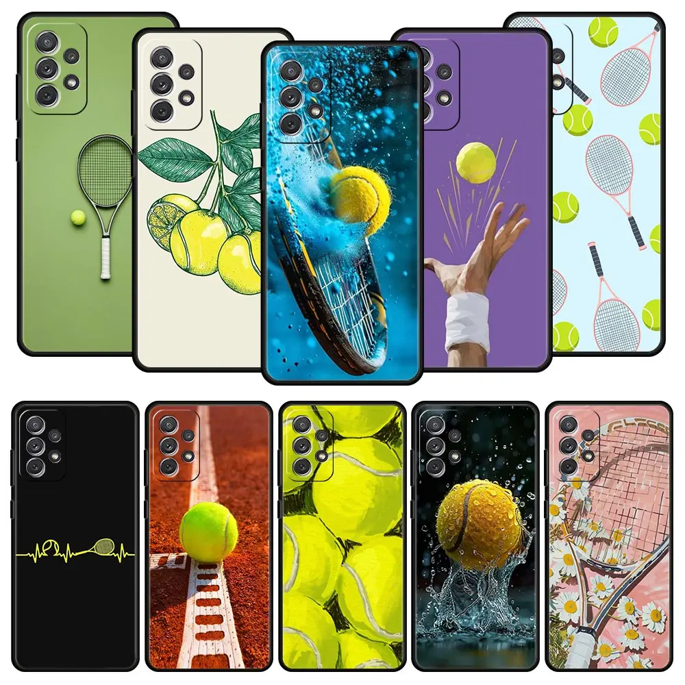 Sport Tennis Phone Case for Samsung A57 A37 A51 A71 A21S A17 A11 A15 A25 A31 A41 A23 A33 A53 A73 A07 A05S A13 A35 A55 5G Cover