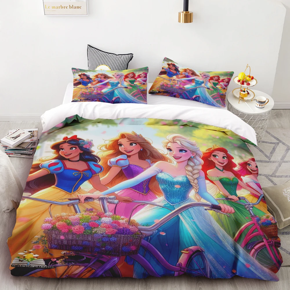

Disney Snow White Duvet Cover Princess Series Set Comforter Bedding Children'S Bedding Set 3-Piece 1 Quilt Cover King Size