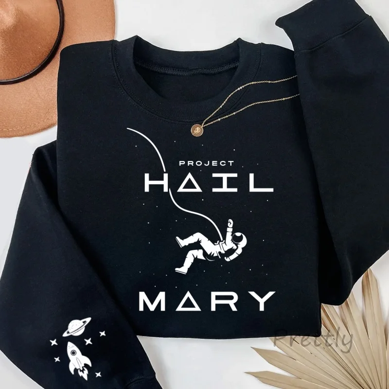 Project Hail Mary Rocky Sweatshirt Rocky Amaze Pullover Women's Hoodies and Sweatshirts Long Sleeve Round Neck Clothing