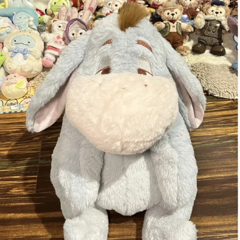 Disney Kawaii Piglet Eeyore Peluche muñeca Winnie the Pooh figura de Anime de dibujos animados decoración de la habitación almohada Animal cerdo burro Peluche regalo