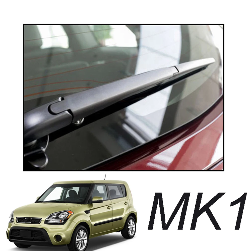 Rear Windshield Windscreen Wiper Blade Arm Kit For Kia Soul MK1 2009 2010 2011 2012 2013 Back Window Wiper Set