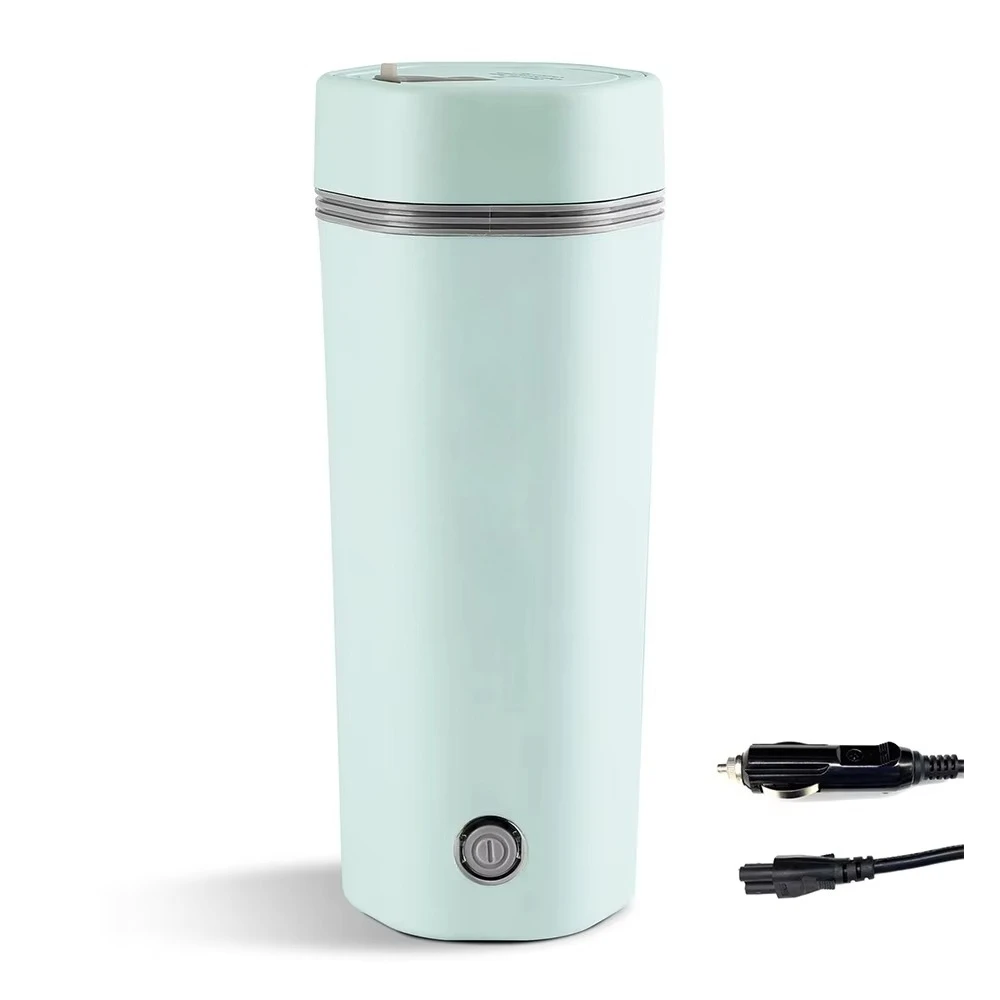 Hervidor eléctrico para coche, taza de café, hervidor eléctrico portátil de 12v/24V, hervidor de coche inteligente con calefacción, gran oferta, viaje con calefacción eléctrica