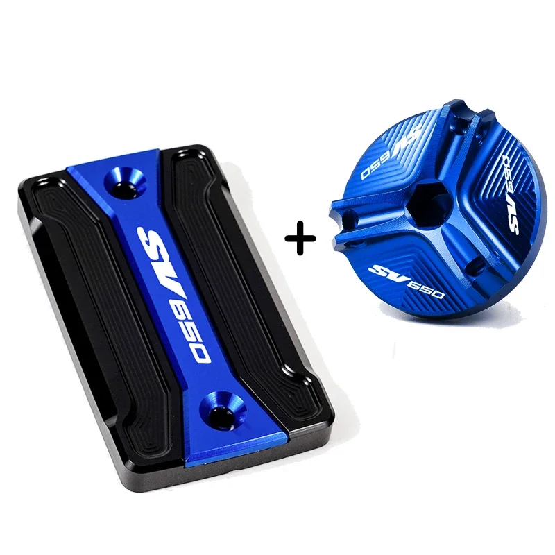 For Suzuki SV650 SV 650 1999-2022 2021 2020 2019 2018 2017 2016 2015 Motorcycle oil cap Front Brake Fluid Reservoir Cover Cap