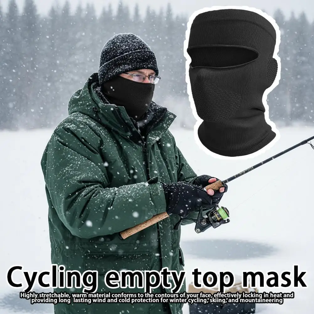 

1pcs Winter Windproof Warm Motorcycle Headgear Hiking Cycling Balaclava Face Mask Cold Resistant Scarf Bike Hat Unisex