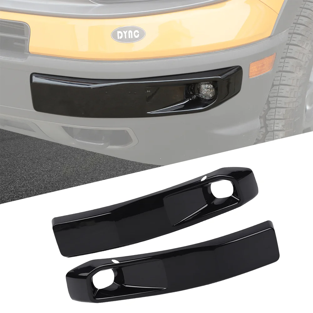 

Car Front Fog Light Lamp Decoration Cover Stickers for Ford Bronco Sport 2021 2022 2023 2024 2025 Auto Exterior Accessories ABS