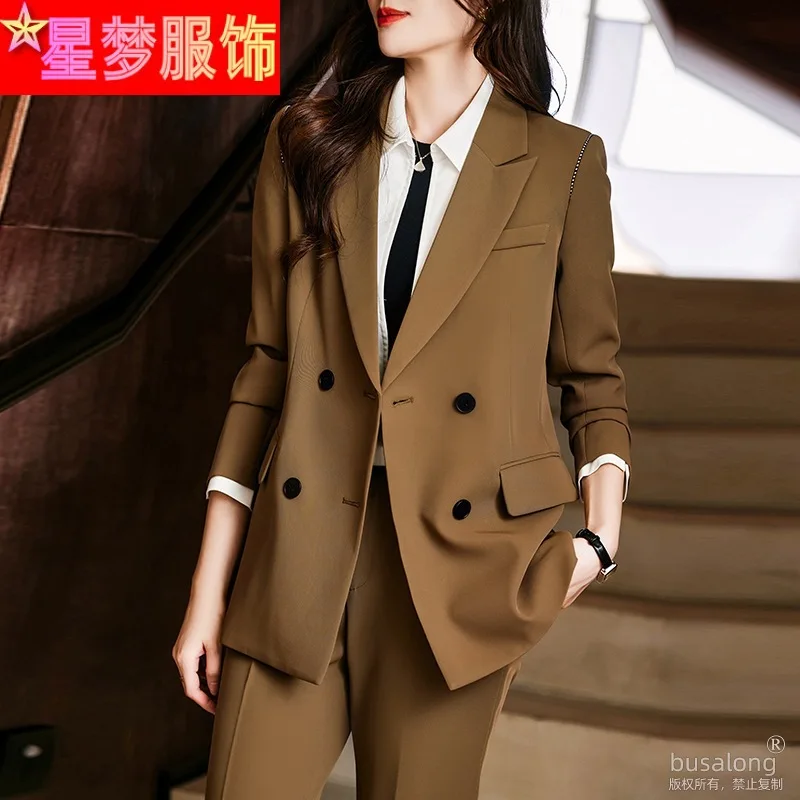 

Casual Small Suit Coat Women's Autumn 2023 New Korean Style This Year's Popular Suit Slim Fit Slimming Business Suit