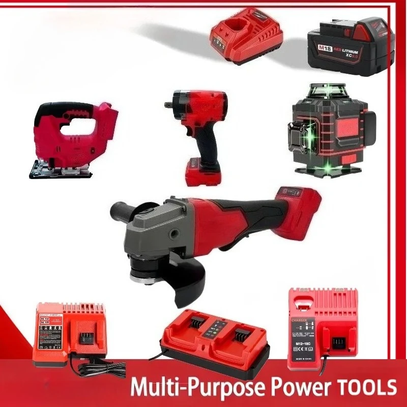 

Бесщеточный аккумуляторный ударный гайковерт, угловая шлифовальная машина, дрель, электрическая циркулярная пила для 18-вольтовых аккумуляторных комбинированных электроинструментов