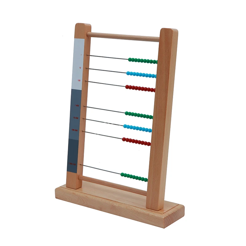 Montessori Wiskundige Materialen Grote Kraal Frame Abstractie Leermiddelen Houten Telraam Spel Educatief Speelgoed Leermiddelen