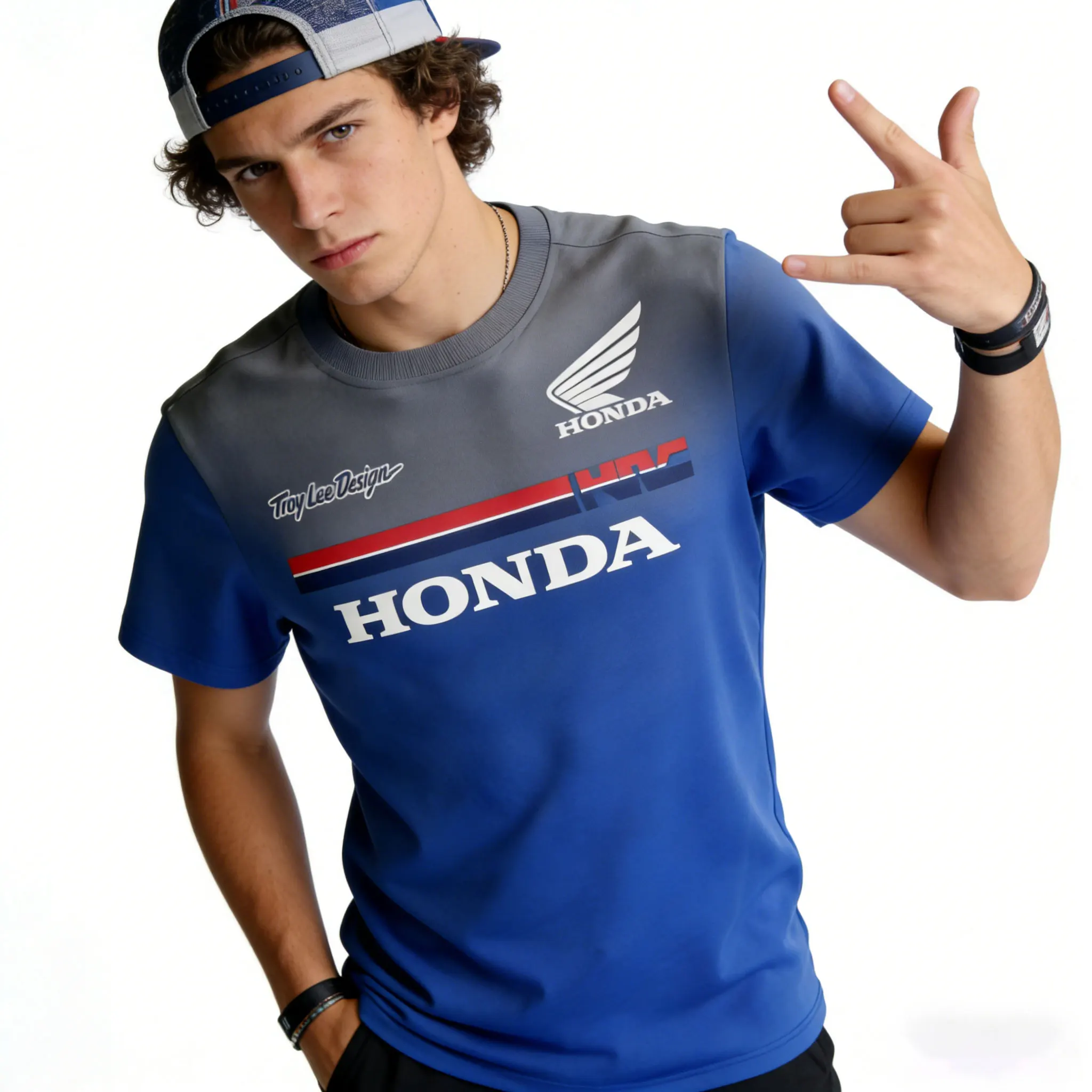 T-shirt de sport pour homme Honda 2026, simple, tendance, polyvalent, respirant, absorbant la transpiration, séchage rapide, pour le sport en plein air