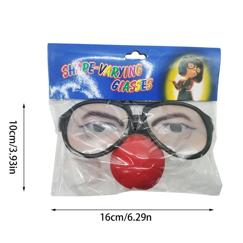 Nieuwigheid Bril Halloween Speelgoed Photo Booth Props Verjaardagsfeestje Grappige Bril Nep Nieuwigheid Gag Prank Eye Ball Joke Speelgoed Geschenken