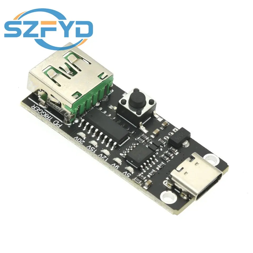 CMTPD Módulo de carga rápida USB-C 100W PD/QC - Placa de refuerzo - imagen 4