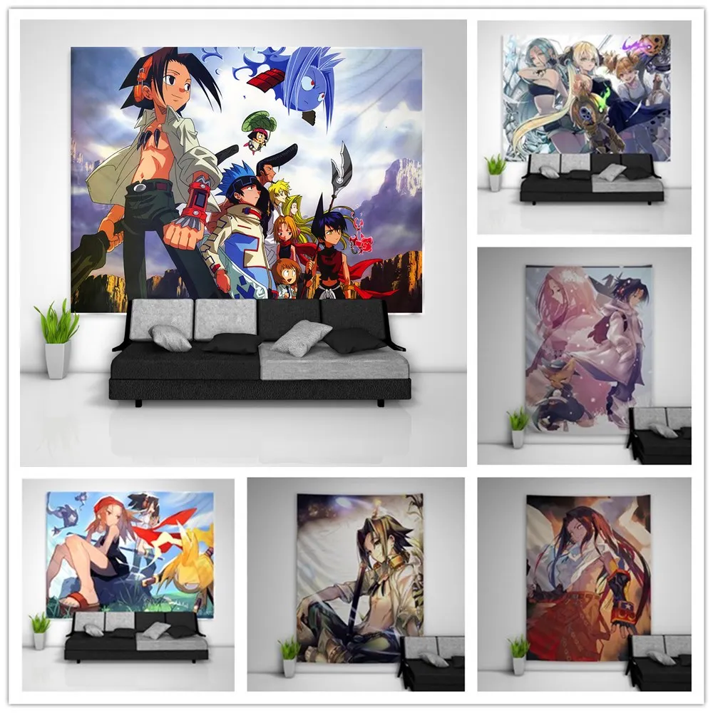 Wall Decor Pictures for Room Decoration Shaman King Kyouyama Anna Asakura Yoh Canvas Painting Posters Wall Art Prints No Frame