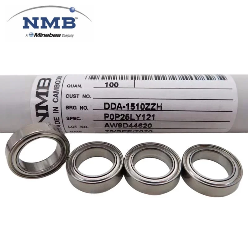 original NMB stainless steel bearing DDA-1510ZZ 10*15*4mm S6700ZZ miniature ball bearings 1510 6700 10x15x4