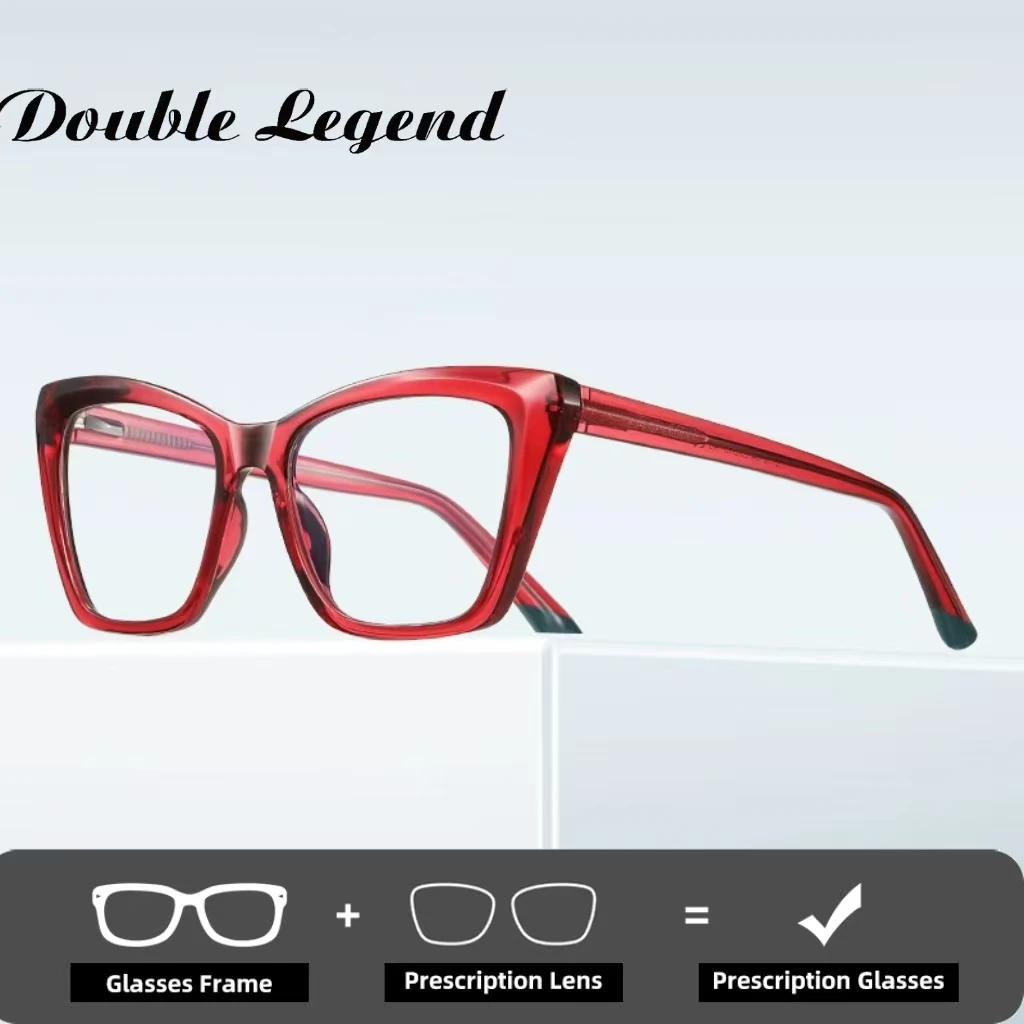

Очки для чтения Double Legend Simple Fashion Lady с защитой от синего света, женские, для коррекции близорукости и дальнозоркости, с возможностью индивидуальной настройки по рецепту