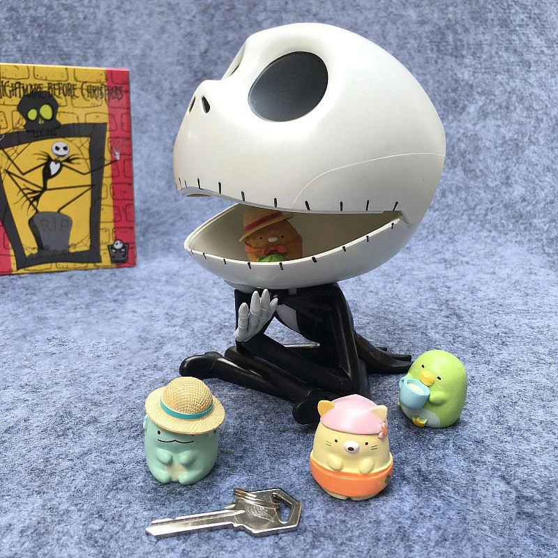 Halloween Nightmare Before Christmas Jack Skeleton Jack Doll Jack Style Storage Bucket Boxed Holiday Decorative Ornaments