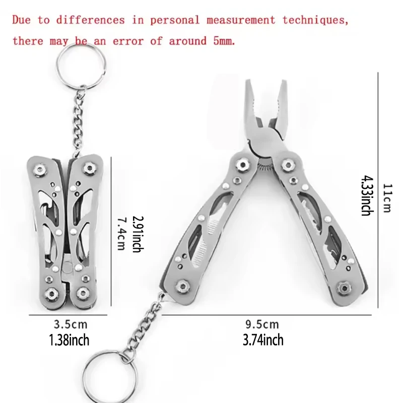 Multi-tool Pocket Knife Pliers Folding Mini Portable Fold Outdoor Tactical Hunting Survival Rescue Multipurpose Repair Tool